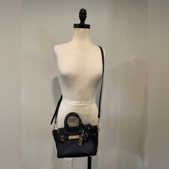 Coach Swagger 20 Mini Pebbled Leather Crossbody - Picture 12 of 14